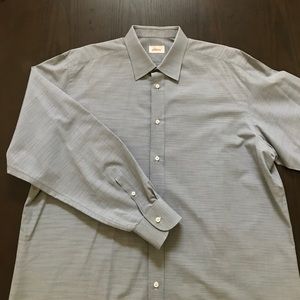 Brioni men's gray dress shirt XL