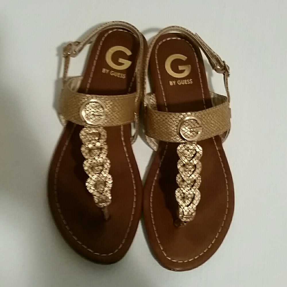 Gold sandals