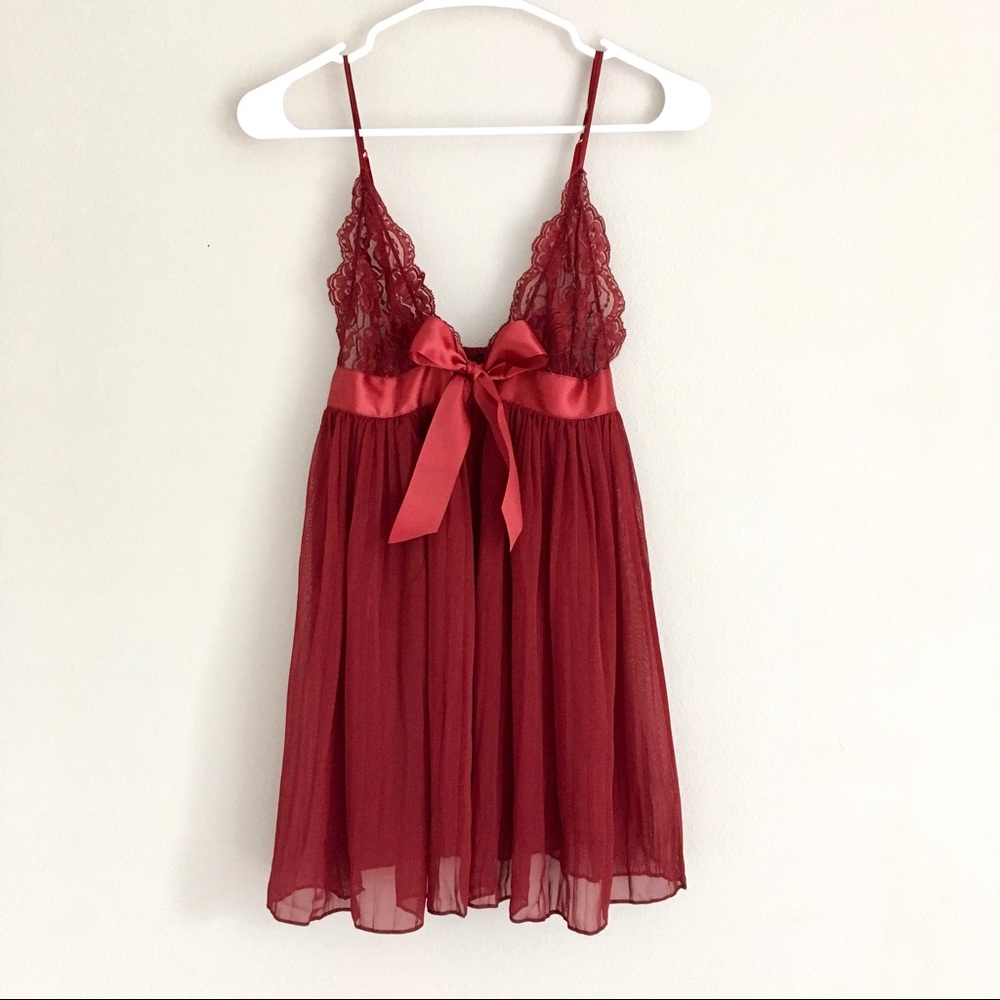 Red Lingerie Nightie 😍