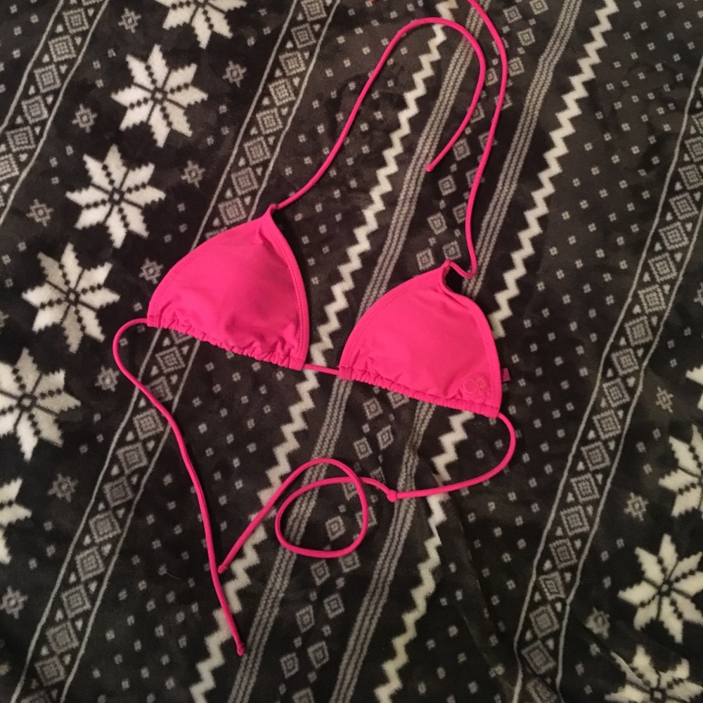 Hot pink swim top!