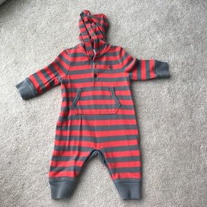 Burberry Baby One Piece Romper with Hoodie