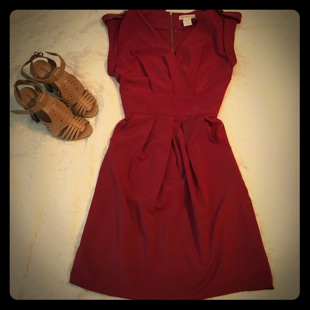Burgundy Dress
