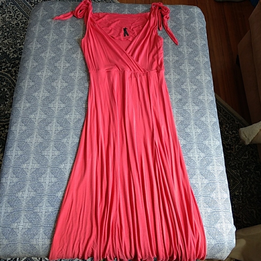Coral Jersey Dress 🎉3 FOR $10🎉