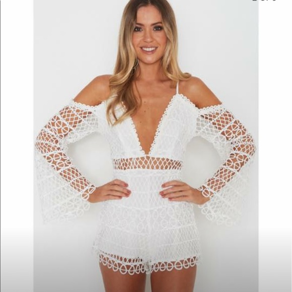 whitefox boutique Other - White romper from white fox boutique