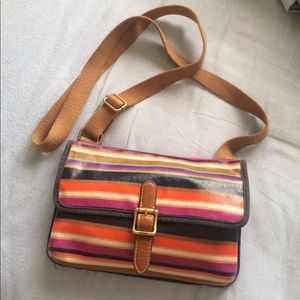 LAST CHANCE BAG‼️ FOSSIL Mini Crossbody in Stripes
