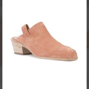 New in box, Laurence Dacade Suede Mules size 39