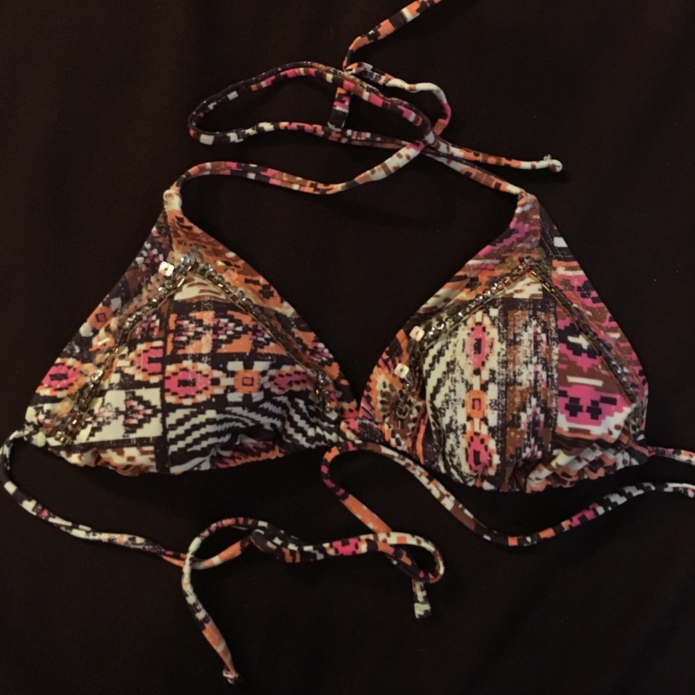 Halter bathing suit top