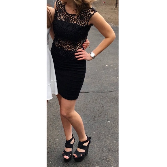 Black lace top - Picture 2 of 4