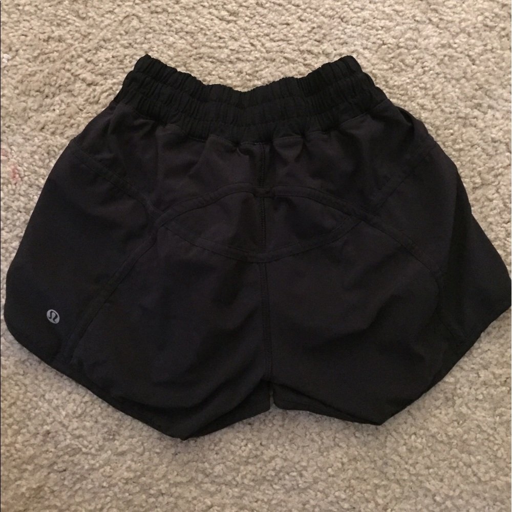 Size 2 black Lululemon Athletica shorts