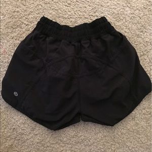 Size 2 black Lululemon Athletica shorts