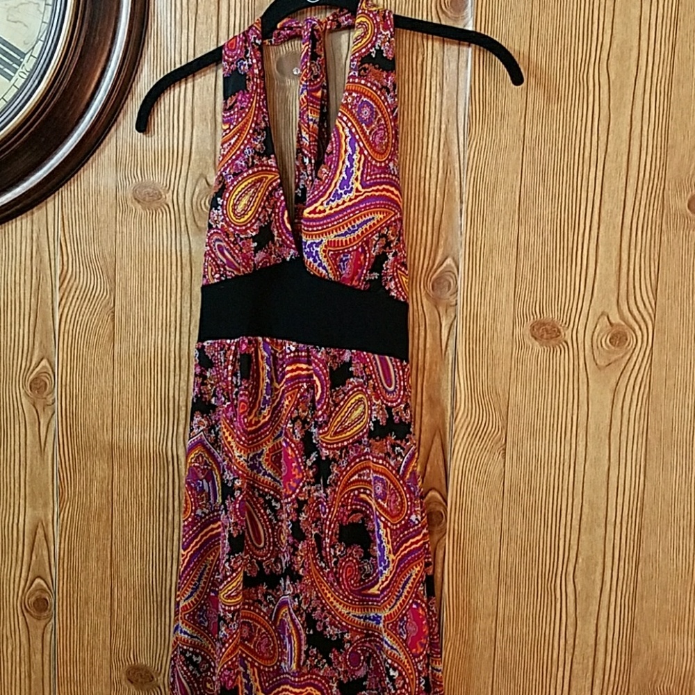 ♀EUC Wet Seal Halter Maxi Dress♀