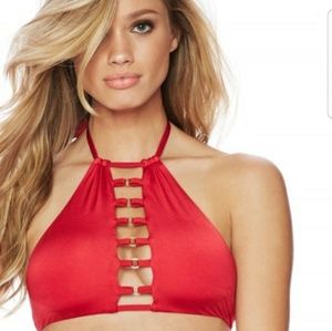 Beach Bunny Halter Style Swim Top Large