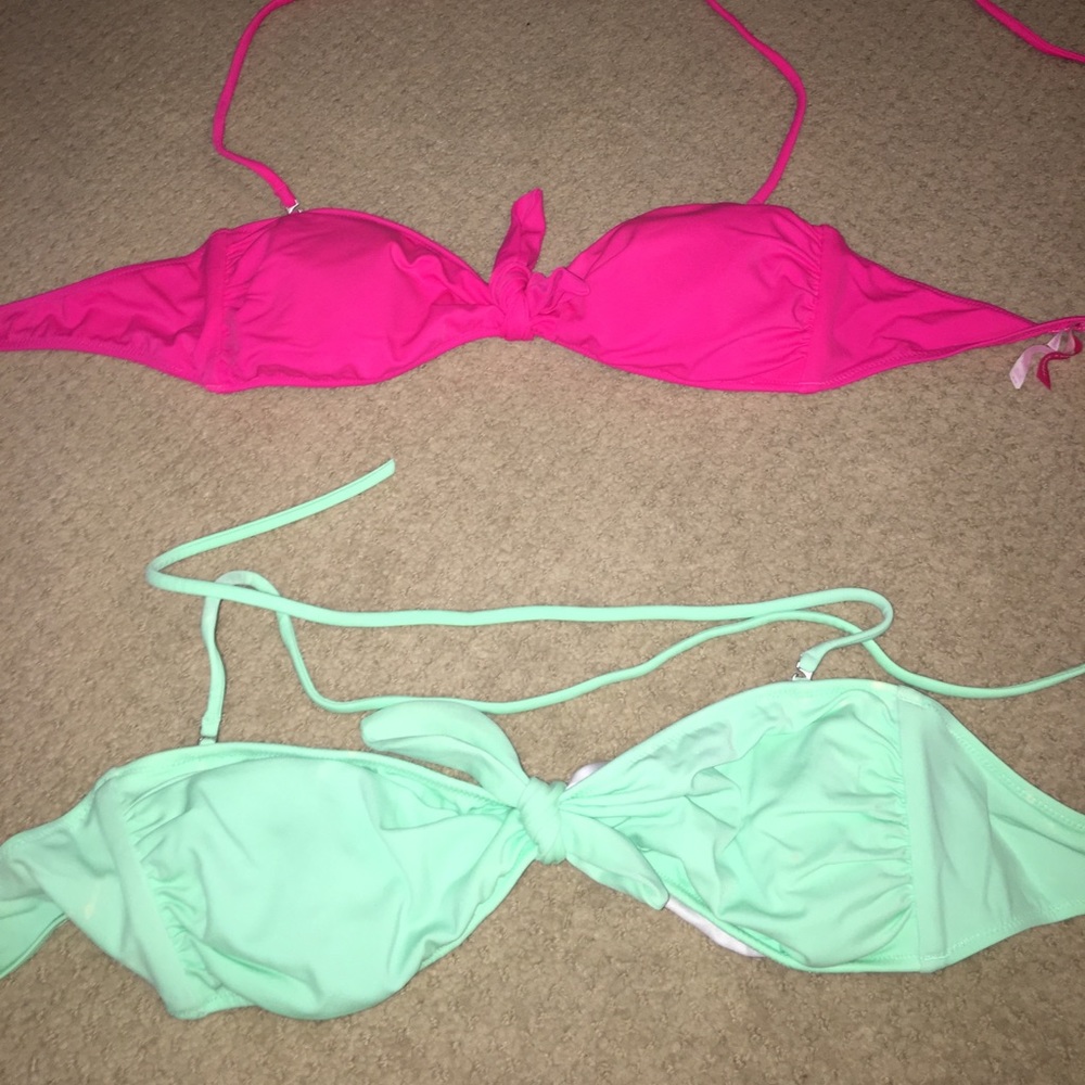 Two victoria's secret bikini tops