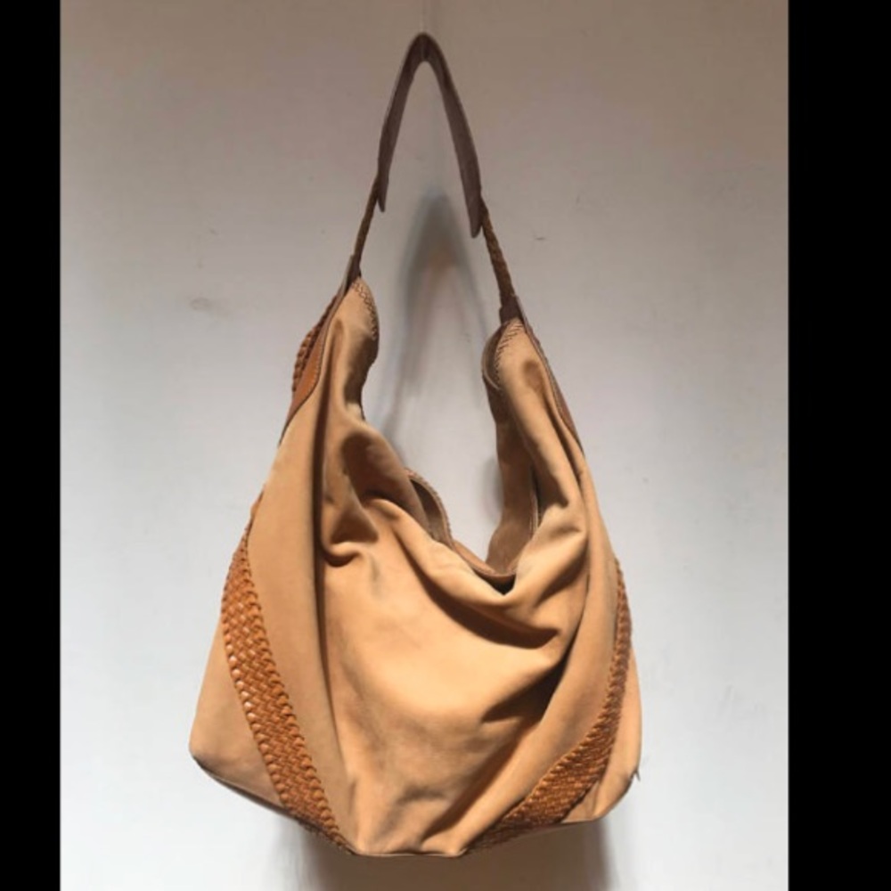 Cole Haan Sierra Nubuck Large Hobo Shoulder Bag