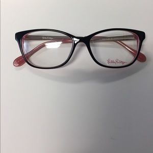 Lilly Pulitzer WAKELY Black Eyeglasses Size51