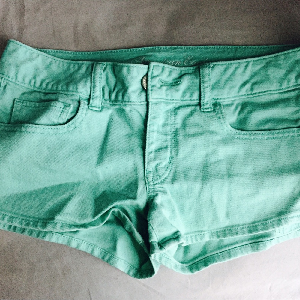 Turquoise shorts