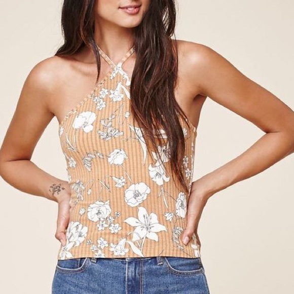 Me To We Floral Halter Top - Picture 1 of 3