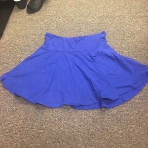 Mini blue skater skirt