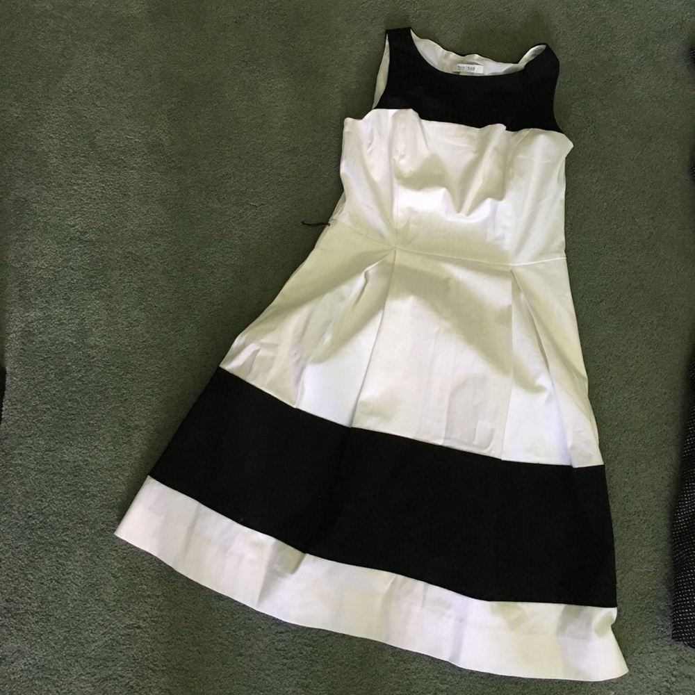Cute white and black dress