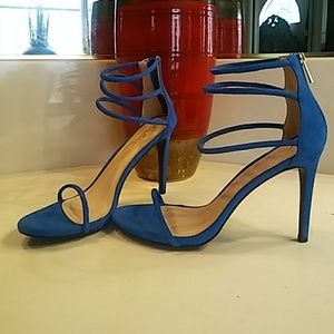 NWT Strappy Royal Blue Heels??