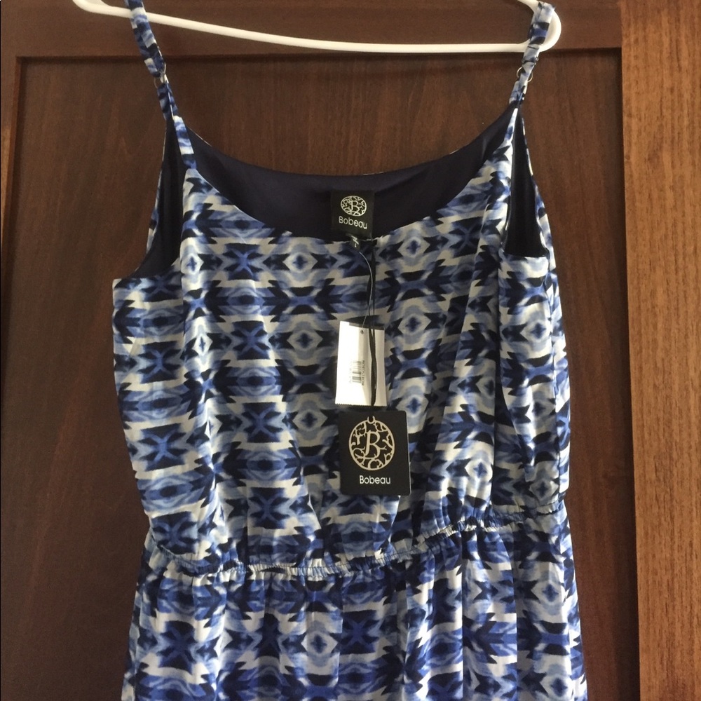 Bobeau patterned maxi dress