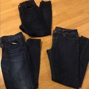 3 skinny jeans (juniors)