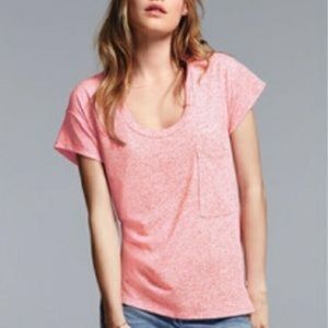 Victoria's Secret Scoop Neck Pocket Tee
