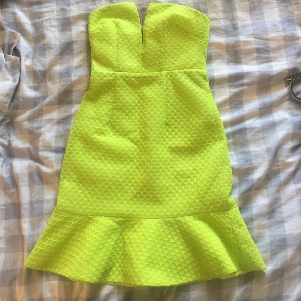 Lumir Visual Language Dress In Yellow Size Small - image 4