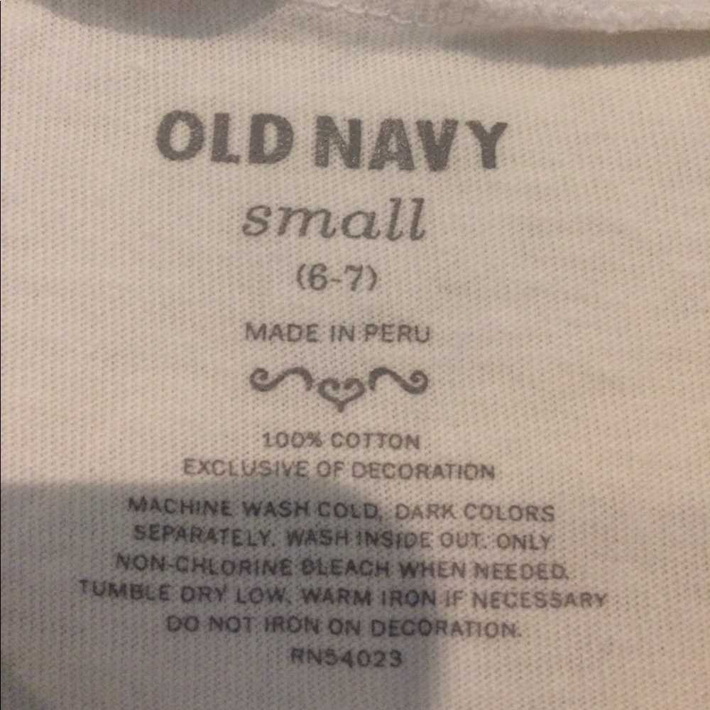 Girls Old Navy Long Sleeve Shirt Panda small🐼6-7 - Picture 3 of 7