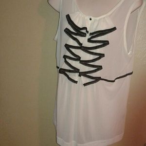 The Limited XL Sheer Blouse The Limited XL Sheer Blouse