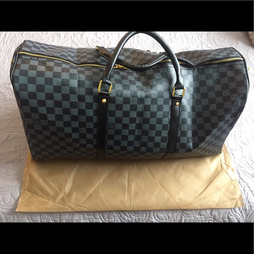 Durable black duffle