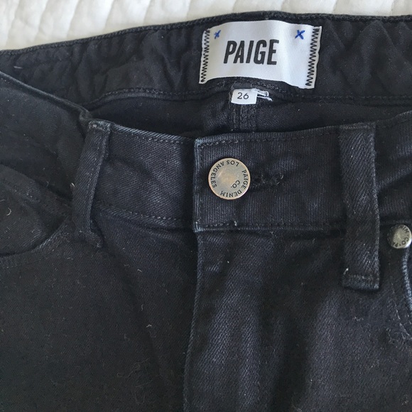 Paige skyline skinny black jeans - Picture 2 of 2