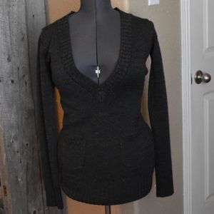 Dark Gray Pullover Sweater