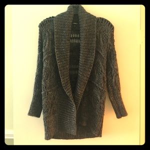 Express - knitted cocoon sweater cardigan