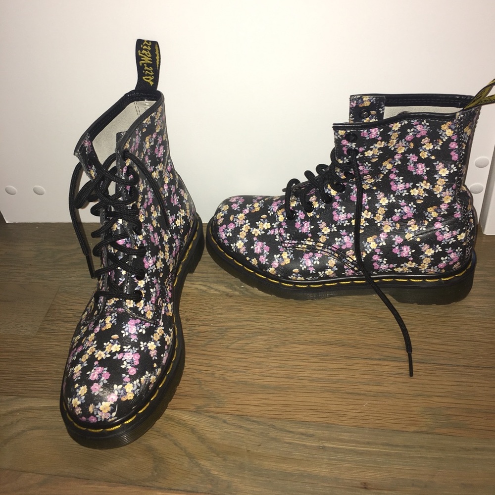Floral Doc Martens