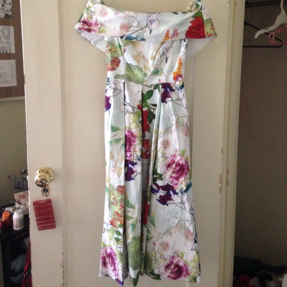ASOS petite floral print dress