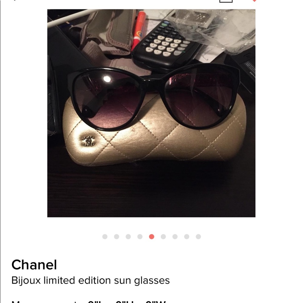 Chanel bijoux limited edition sun glass - Picture 3 of 4