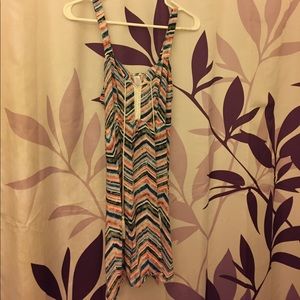 Multi colored mini dress