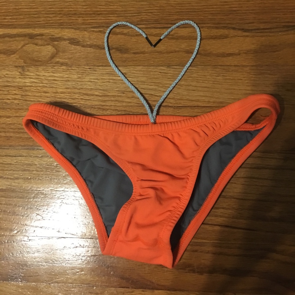 Jolyn swim bottoms; orange