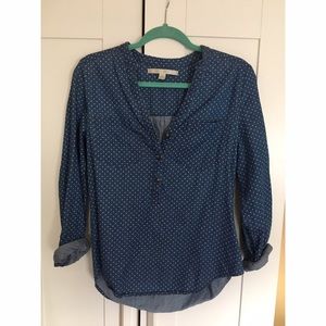 Lauren Conrad button down denim shirt