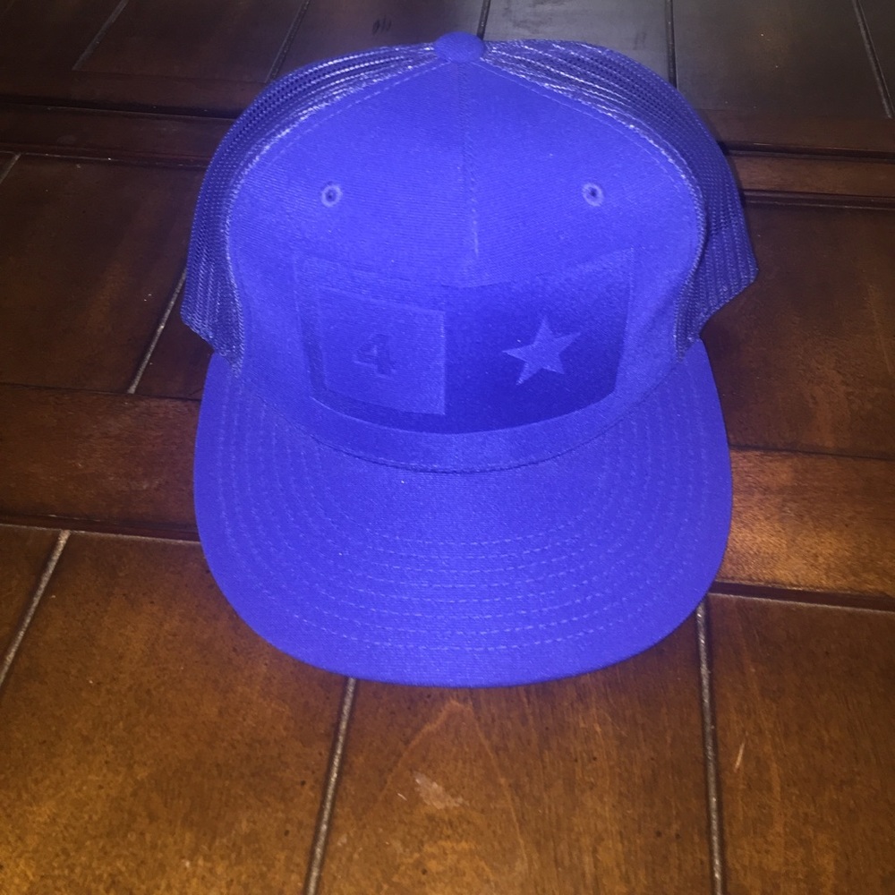 NWOT Fourstar skateboarding Trucker Hat Blue OS
