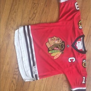Black hawks jersey XL in kids