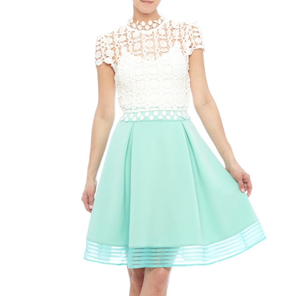 Vintage Turquoise Midi Skirt👗