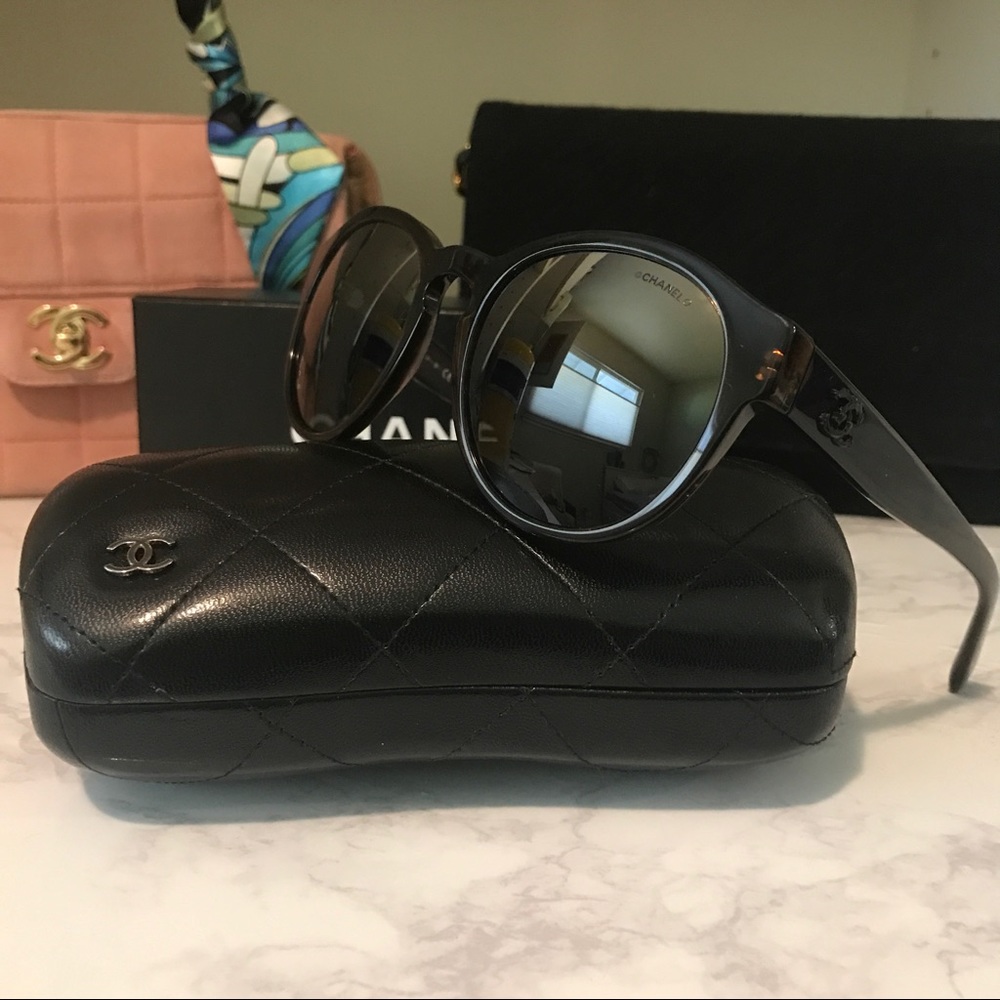 Chanel Pantos Fall Shaded Brown Sunglasses