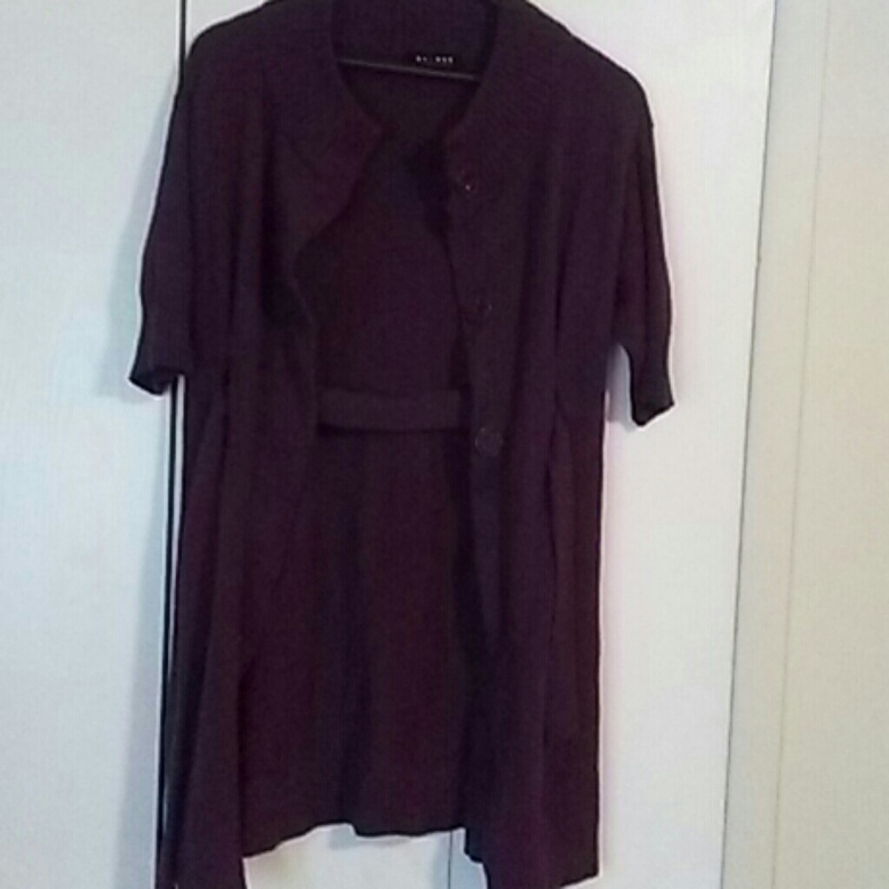 Purple unique long sweater