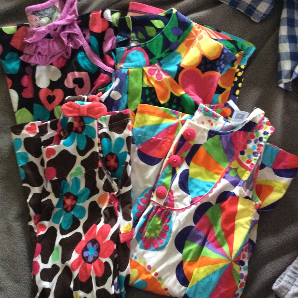 Bundle of girls summer dresses - size 6