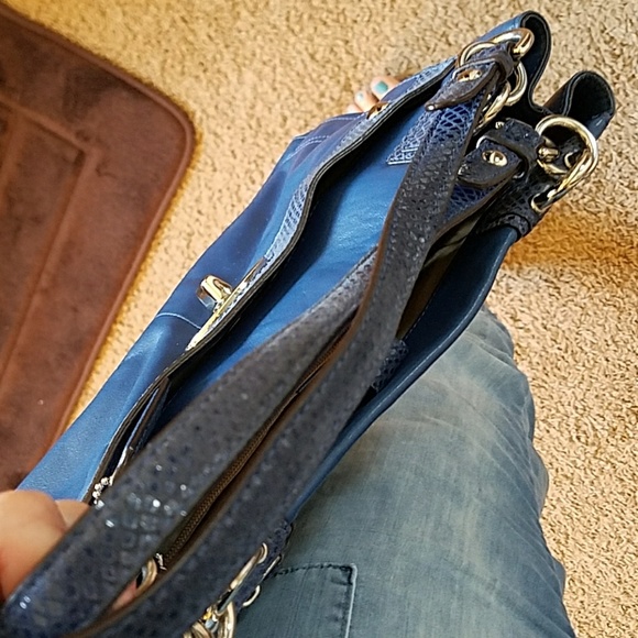 Coach Blue Penelope Carryall Colbalt Blue Handbag - Picture 8 of 8