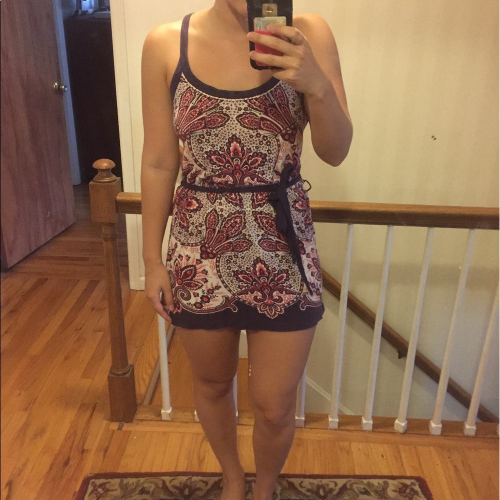 Anthropologie paisley floral patterned  tunic