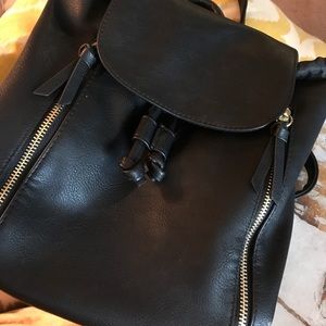 Target black mini backpack