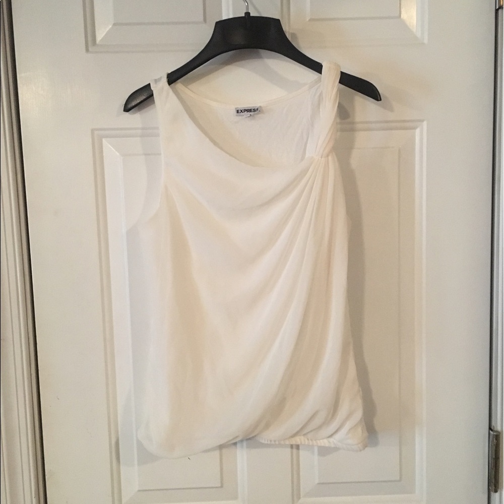 White Express tank top